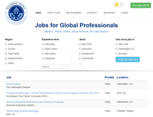 Tablet Screenshot of globaljobs.org